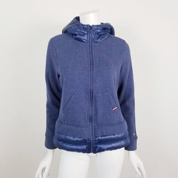 Tommy Hilfiger Sport Zip Up Quilted Hoodie Jacket - Picture 1 of 6